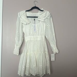 For love and lemons white eyelet dress
